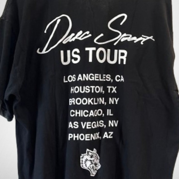 Darc Sport Wolves Memento‎ Mori You Weren't There Black Graphic Streetwear Large - Picture 6 of 6